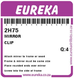 2H75 - Mirror Clip -2H75_label_T